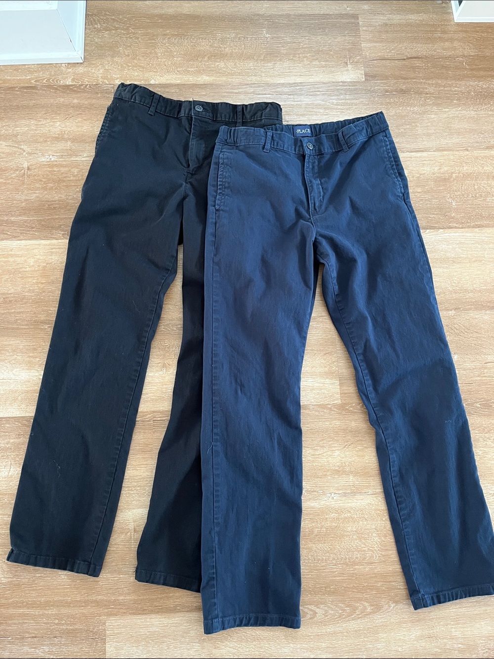 The Children's Place Black and Navy Chinos - Straight Fit Set of 2